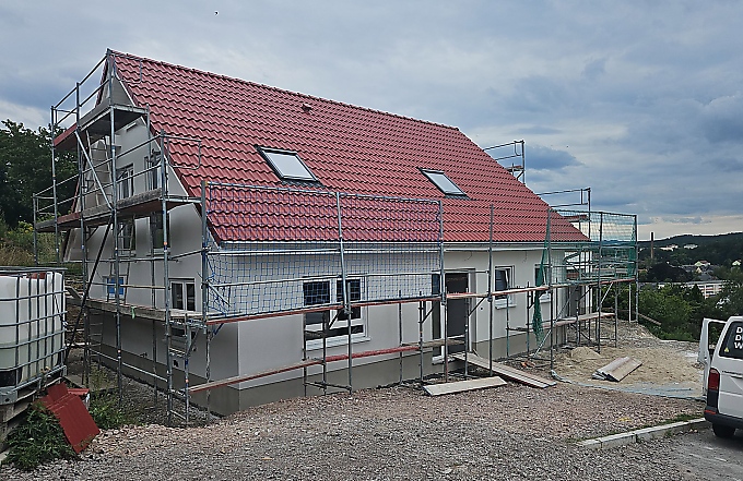 Mitwachshaus Flair 148 mit Doppelgarage - Baustellenbesichtigung in Flöha